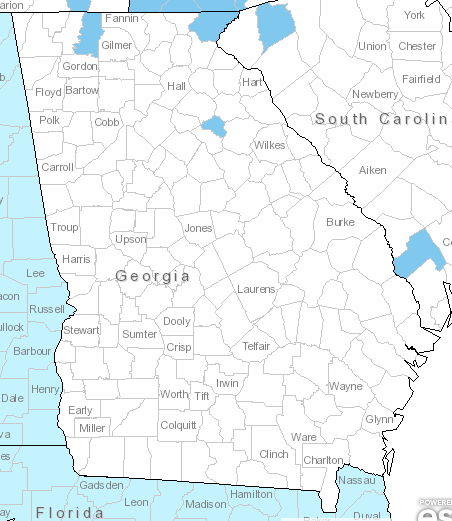 The Georgia range of Barbarea vulgaris